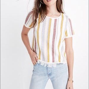 MADEWELL Blakley Stripe Sweater Tee